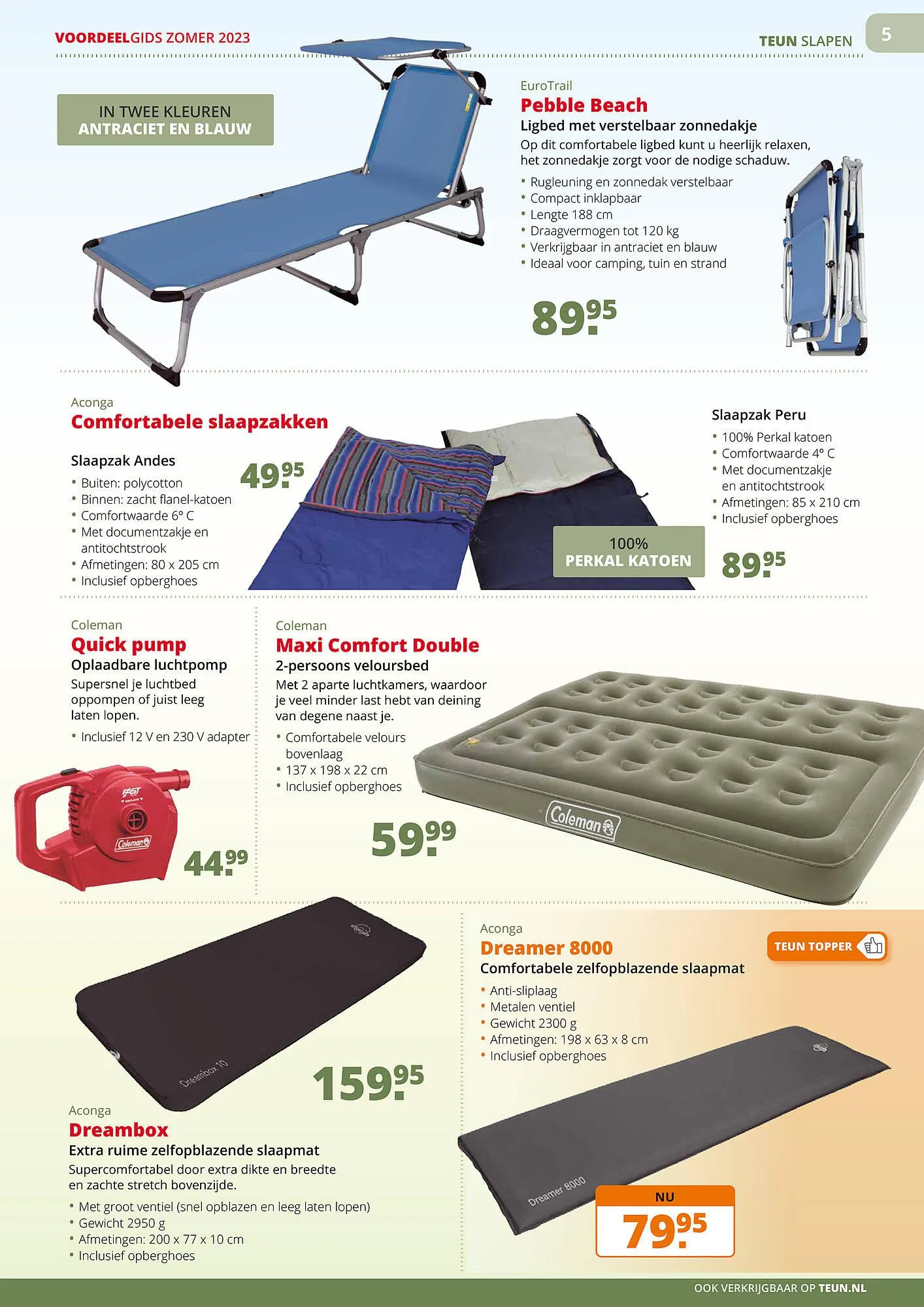 Teun folder van 31 mei tot 31 augustus 2023 - Folder pagina 5