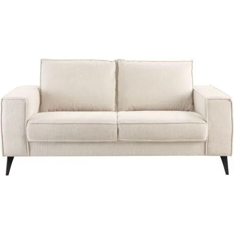 2,5 zitsbank Barrio polyther HR koudschuim ecru