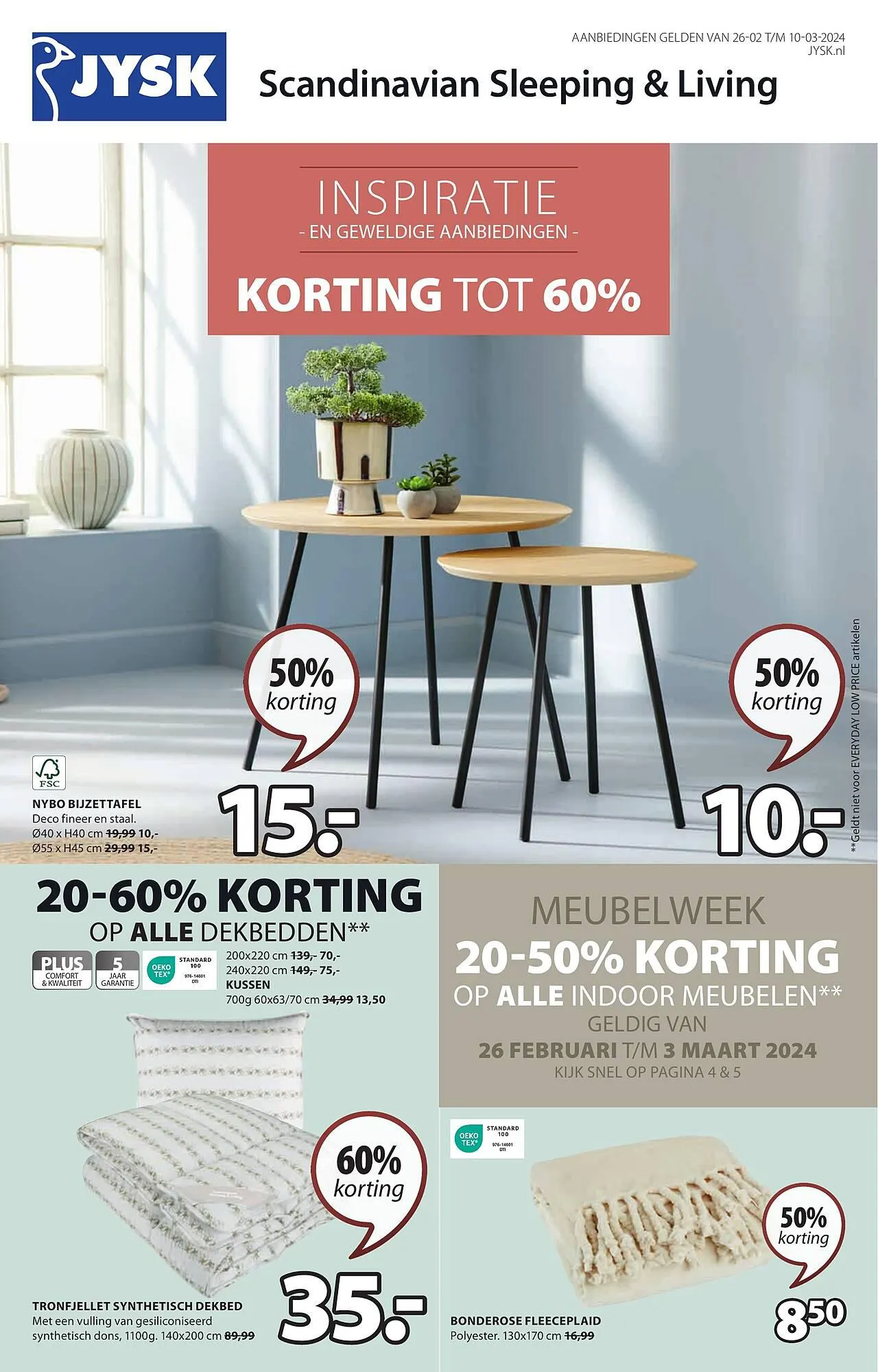 Jysk folder van 26 februari tot 10 maart 2024 - Folder pagina 2