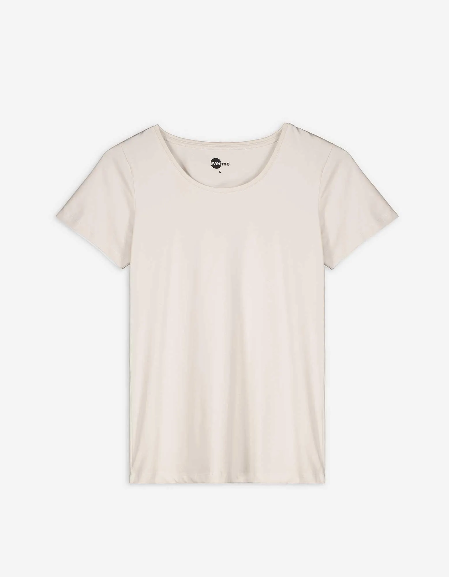 T-shirt - Basis - beige