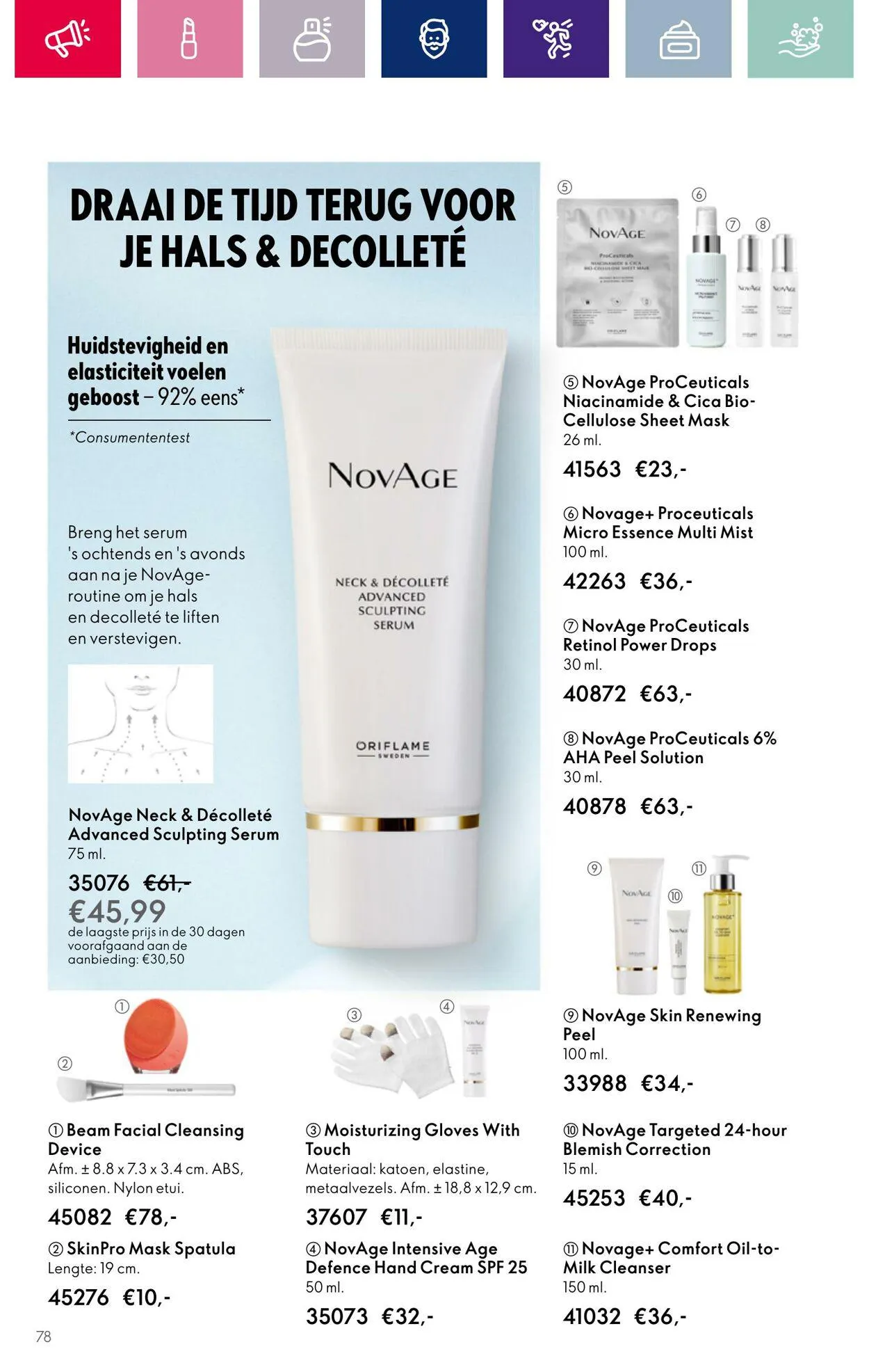 Oriflame Actuele folder van 29 november tot 19 december 2023 - Folder pagina 78