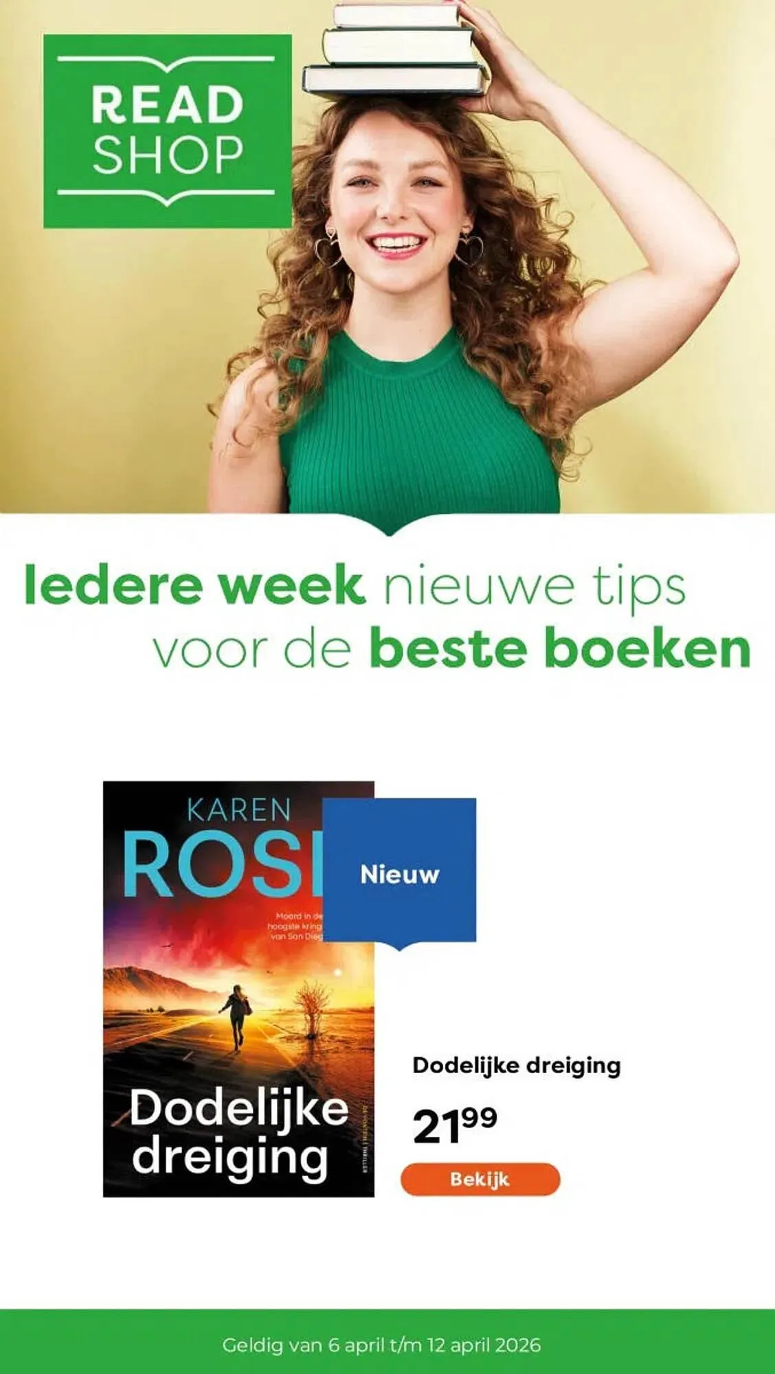 The Read Shop folder van 6 april tot 12 april 2026 - Folder pagina 1