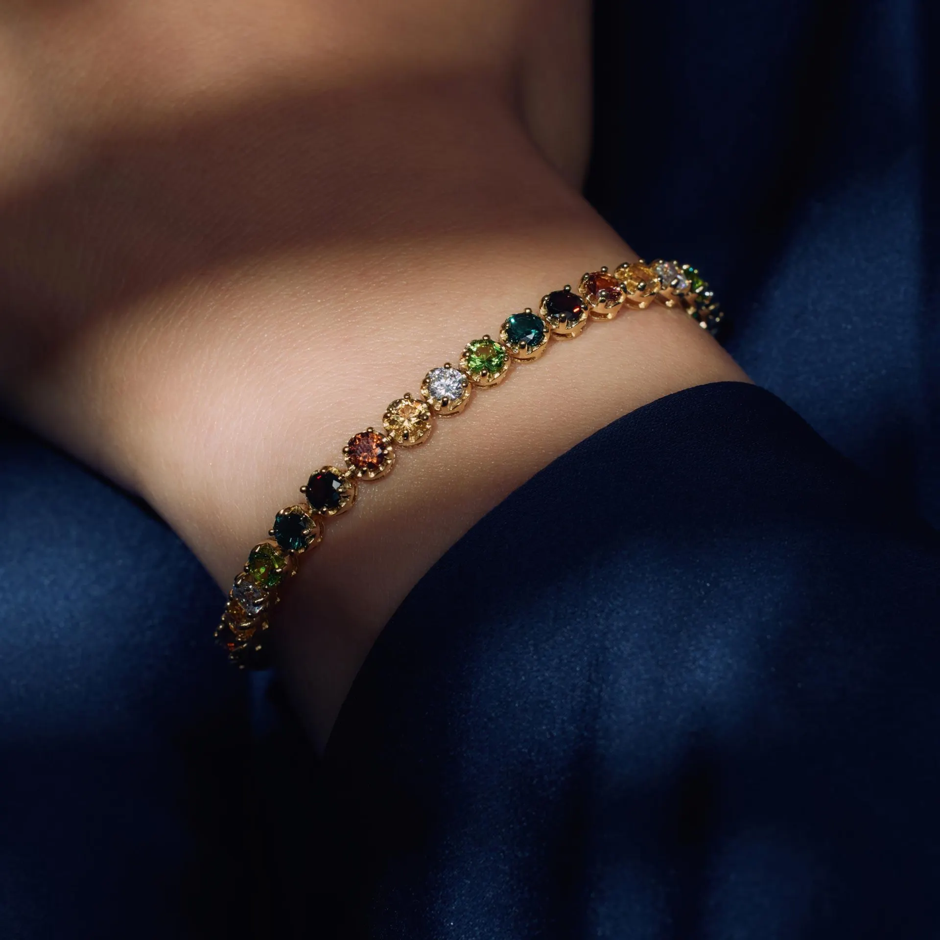 Santa Maria del Fiore 925 sterling zilveren gold plated armband PDM32045