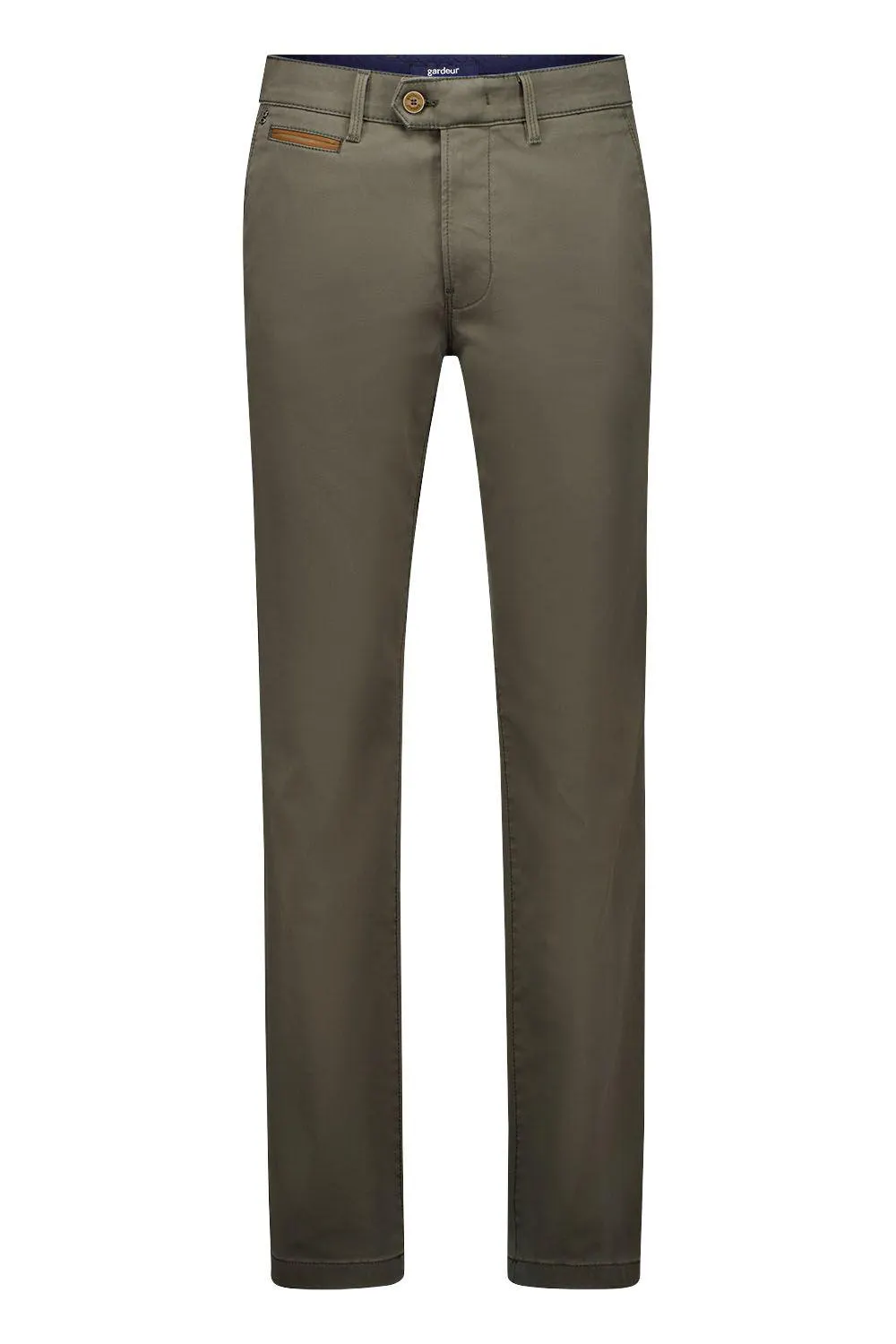 Benny-3 Flatfront Modern Fit Chino Khaki