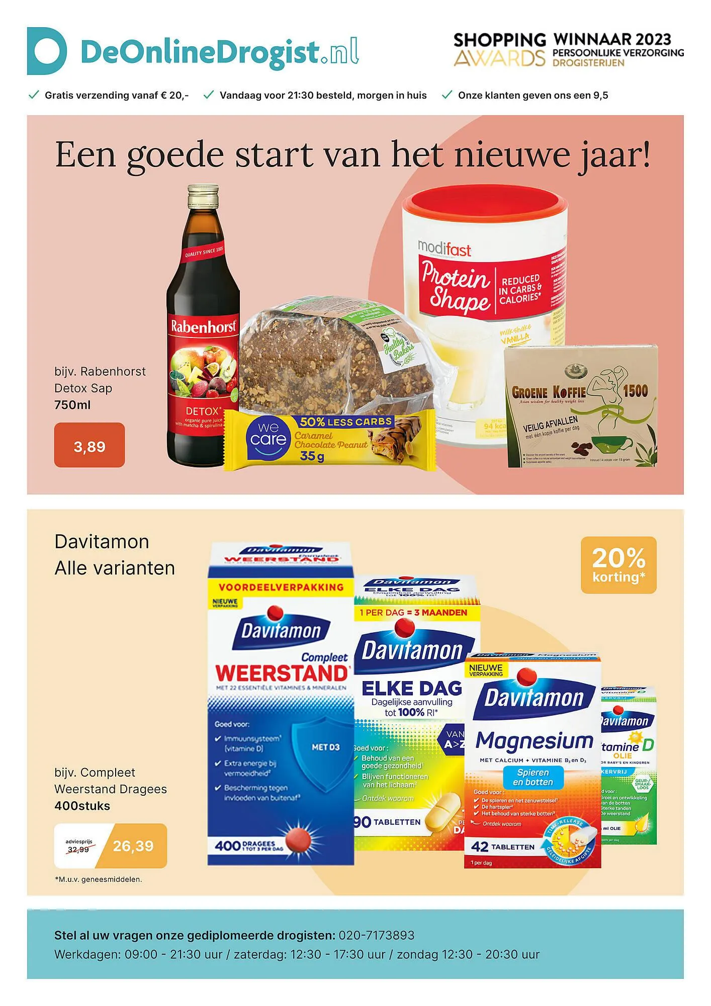 De Online Drogist folder van 10 januari tot 27 januari 2024 - Folder pagina