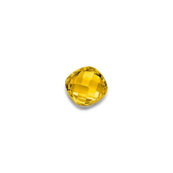 MY iMenso Quadrati (13mm) insignia "yellow CZ" faceted