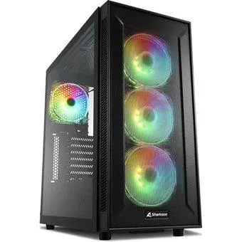 Sharkoon Behuizing TG6M RGB, zwart