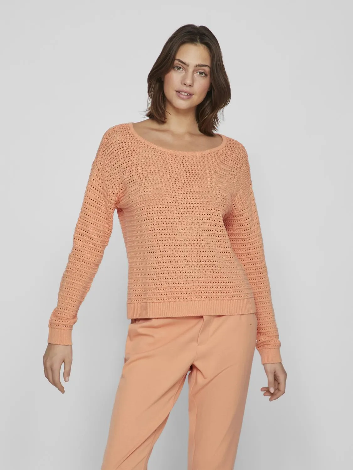 VIBELLISINA Pullover - Shell Coral