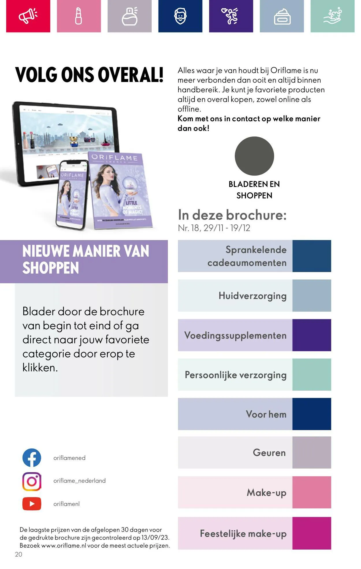 Oriflame Actuele folder van 29 november tot 19 december 2023 - Folder pagina 20