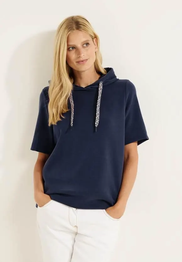 Sweatshirt met korte armen