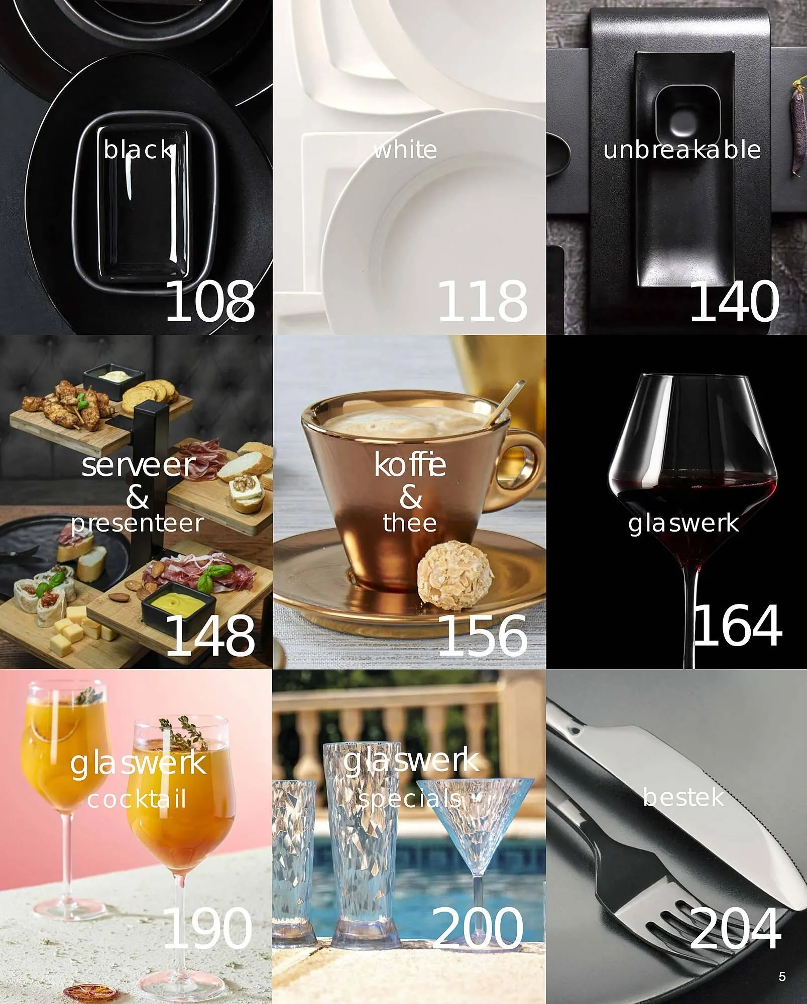 HANOS Tableware Magazine 2023-2024 van 1 januari tot 30 april 2024 - Folder pagina 5