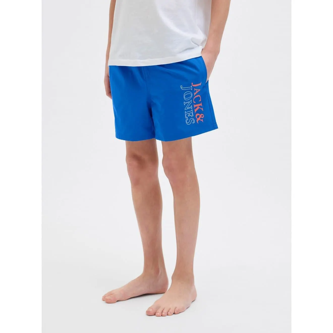 Jack & Jones Junior Zwemshort JPSTMAUI JJSWIM DOUBLE LOGO AKM SN JNR