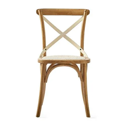 Rivièra Maison - Saint Etienne Dining Chair - Eikenhout, Rattanschil -
