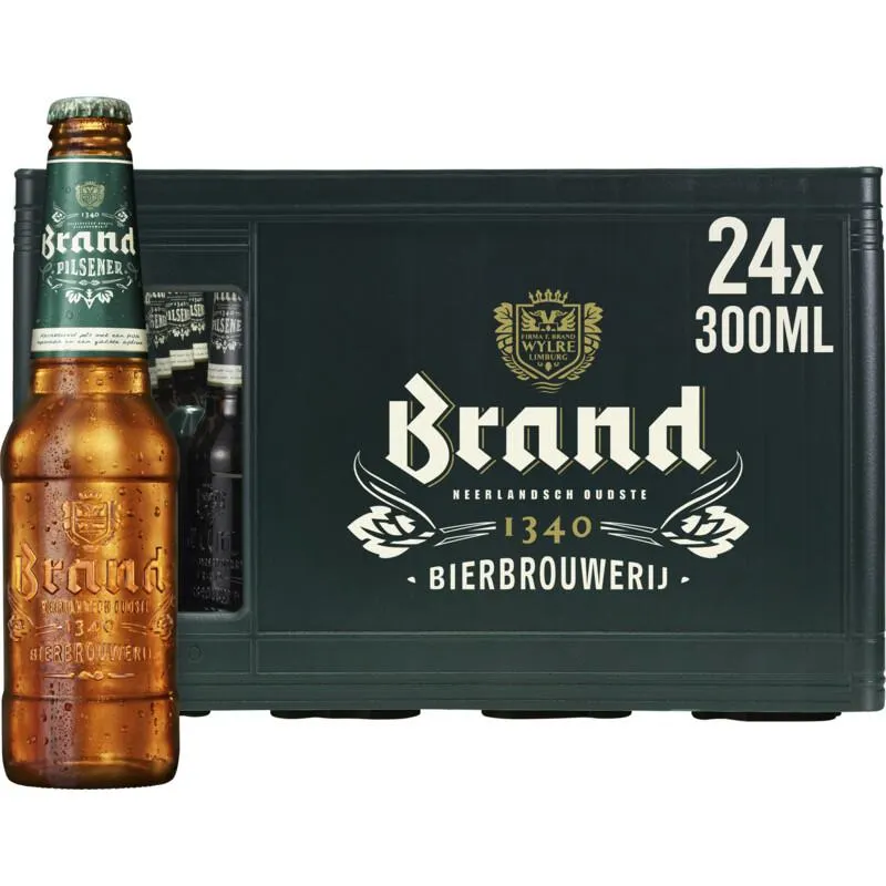 Brand Pilsener bier krat