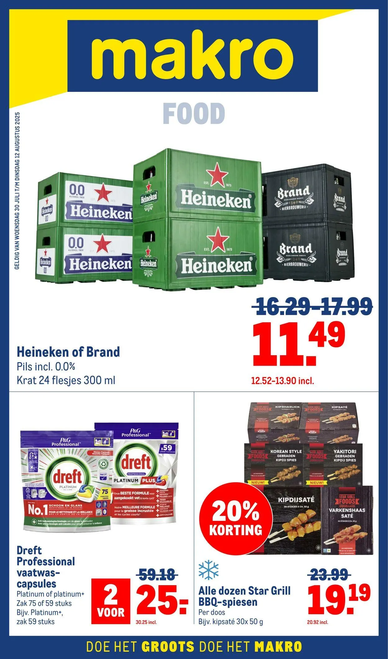 Makro van 30 juli tot 12 augustus 2025 - Folder pagina 1