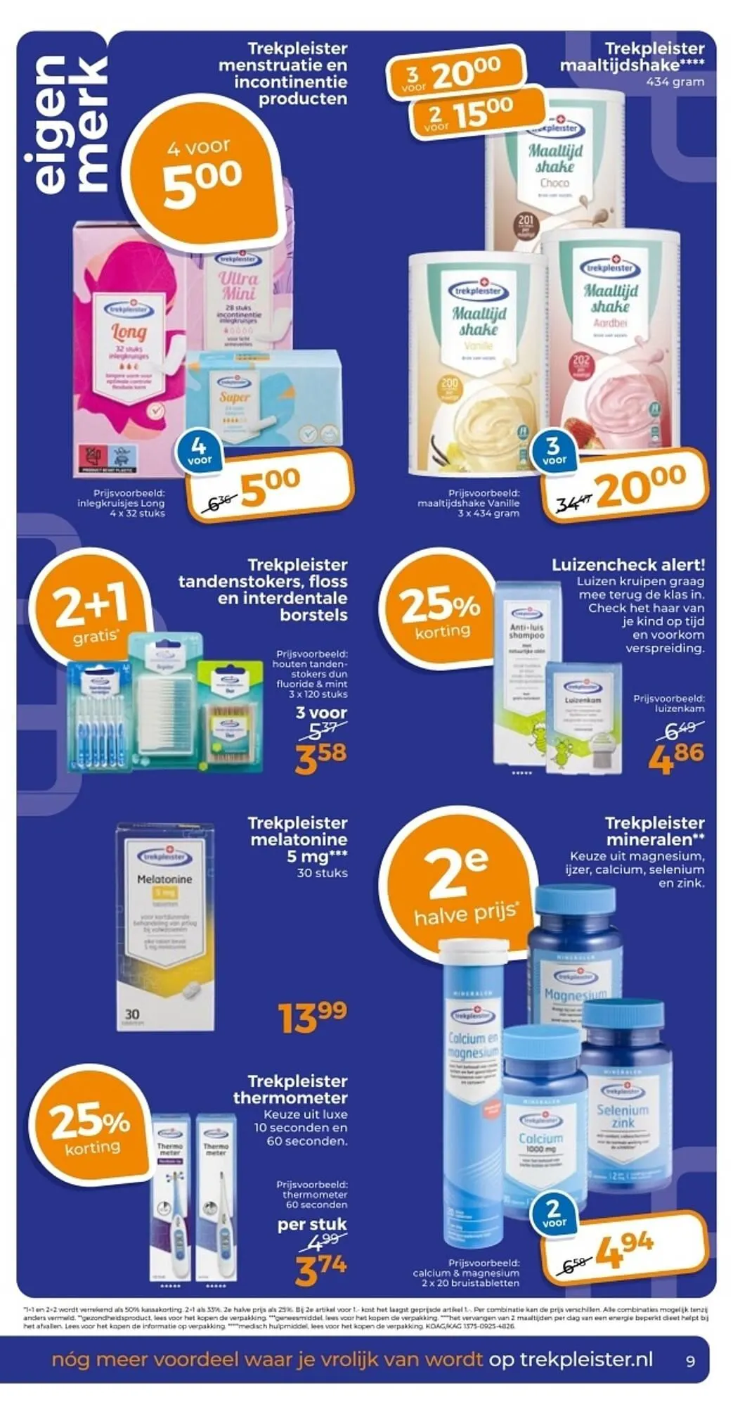 Trekpleister folder van 4 november tot 9 november 2025 - Folder pagina 9