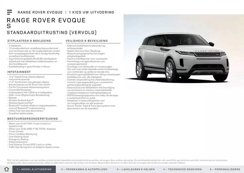Range Rover Evoque van 20 november tot 30 juni 2025 - Folder pagina 4