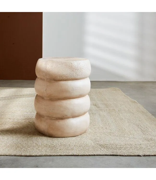 Bijzettafel Sterre beige Ø38