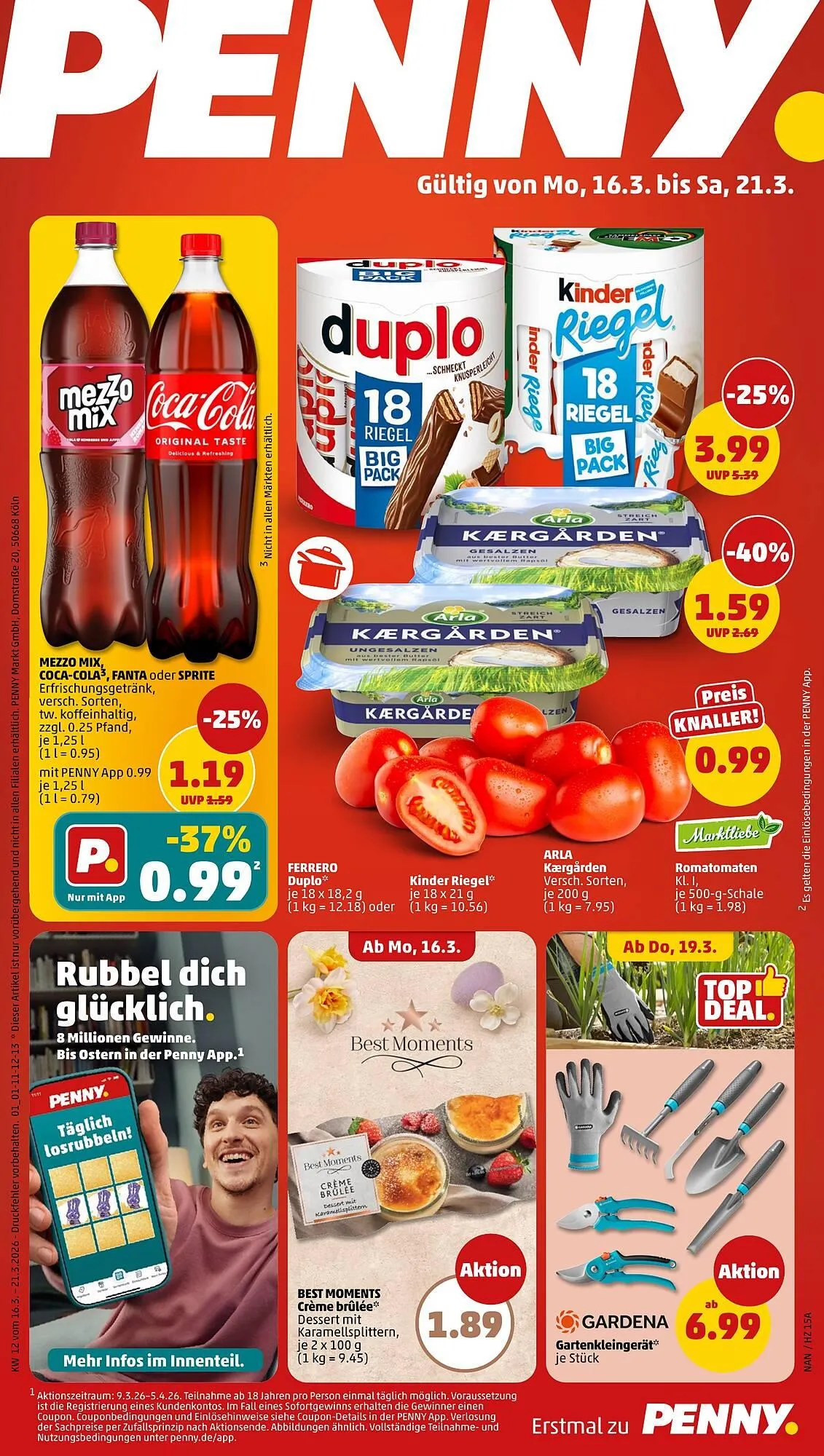 PENNY DE folder van 16 maart tot 21 maart 2026 - Folder pagina 1
