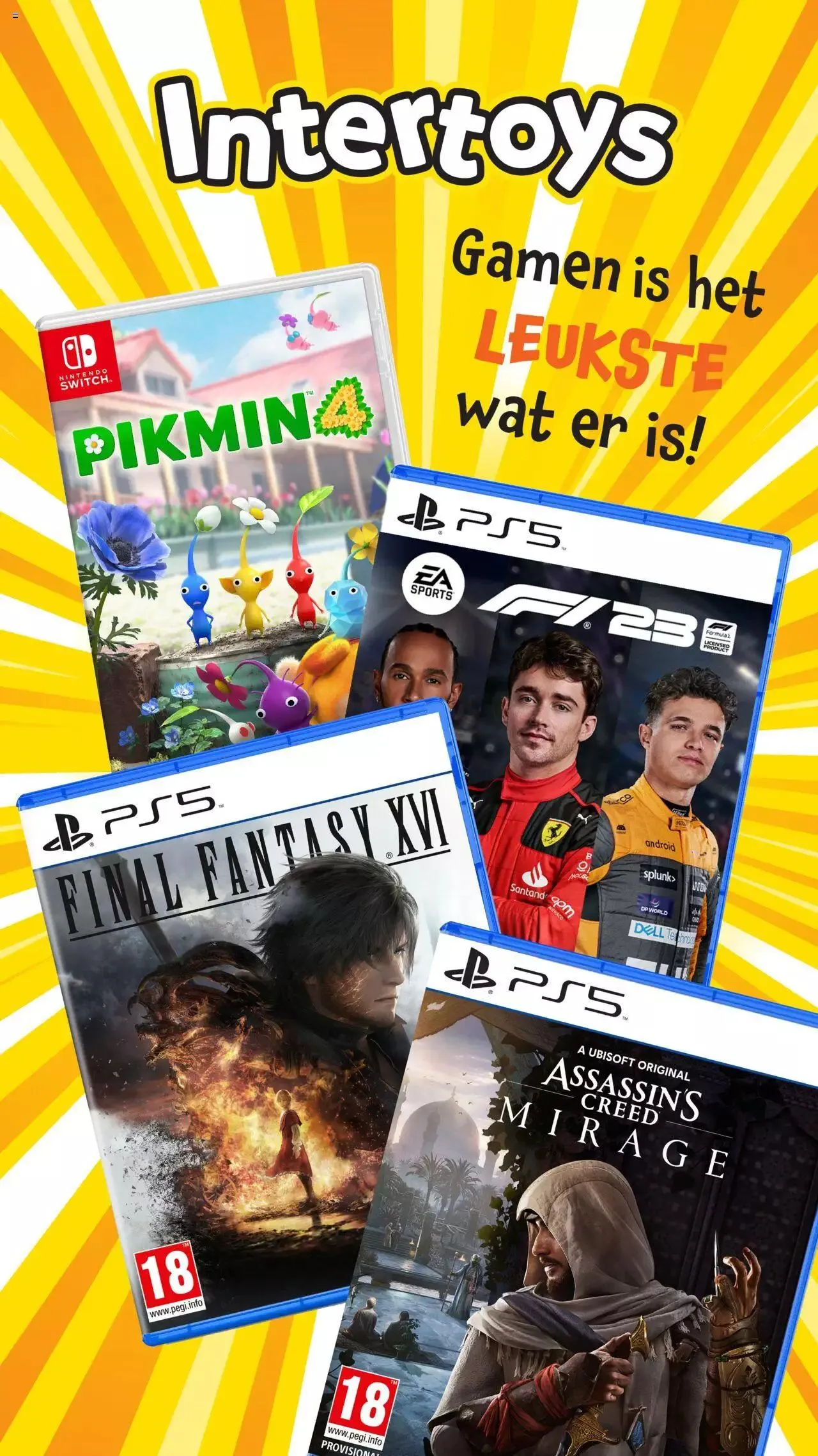 Intertoys - gaming pre-order folder van 12 juni tot 31 december 2023 - Folder pagina 1