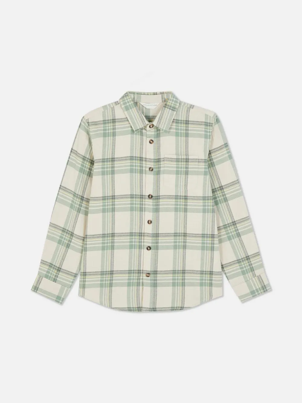 Geruit overhemd met knoopsluiting