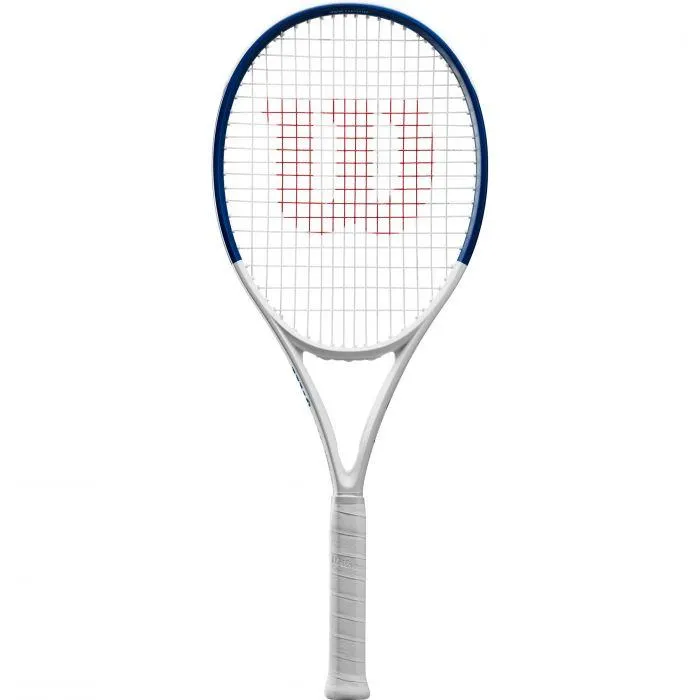US Open Clash 100 V2 tennisracket white blue