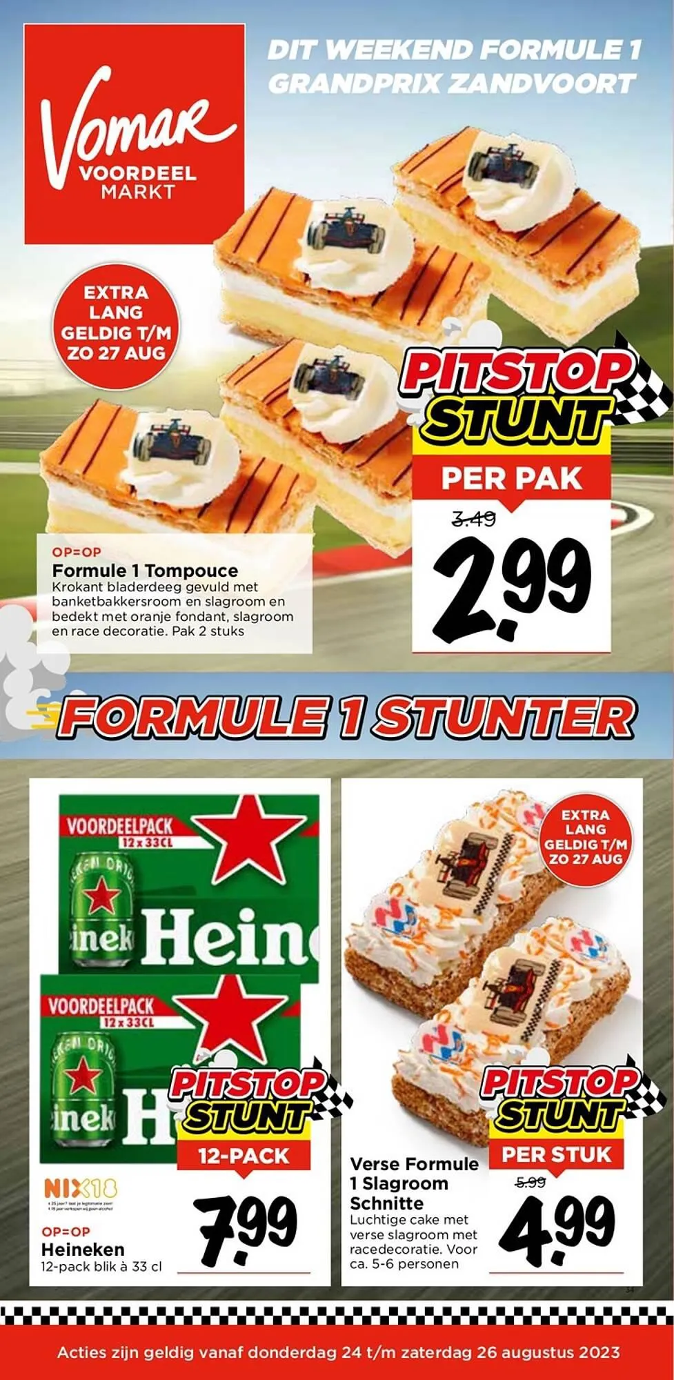 Vomar weekend folder van 24 augustus tot 27 augustus 2023 - Folder pagina 1