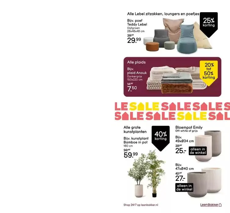 Leen Bakker folder van 8 januari tot 15 januari 2025 - Folder pagina 9