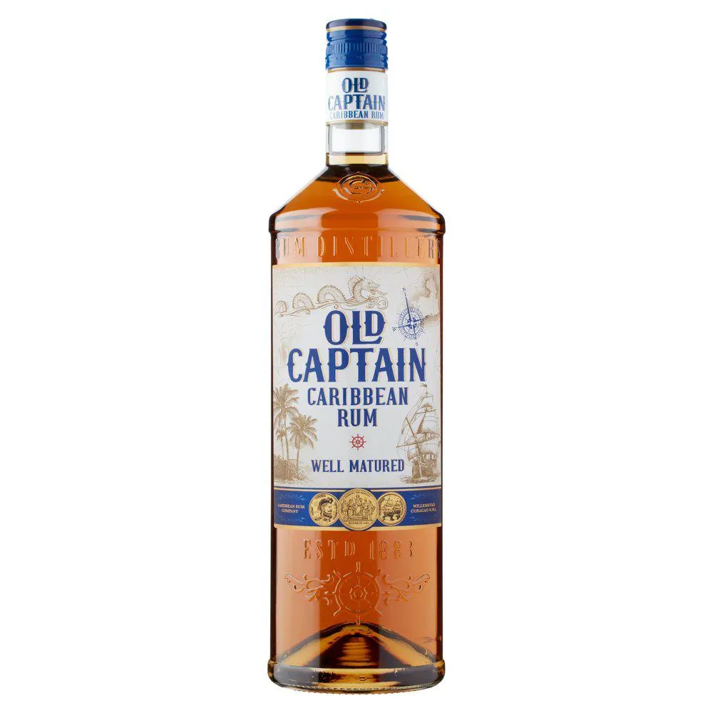 Old Captain Caribbean Rum Well Matured 0,7 L