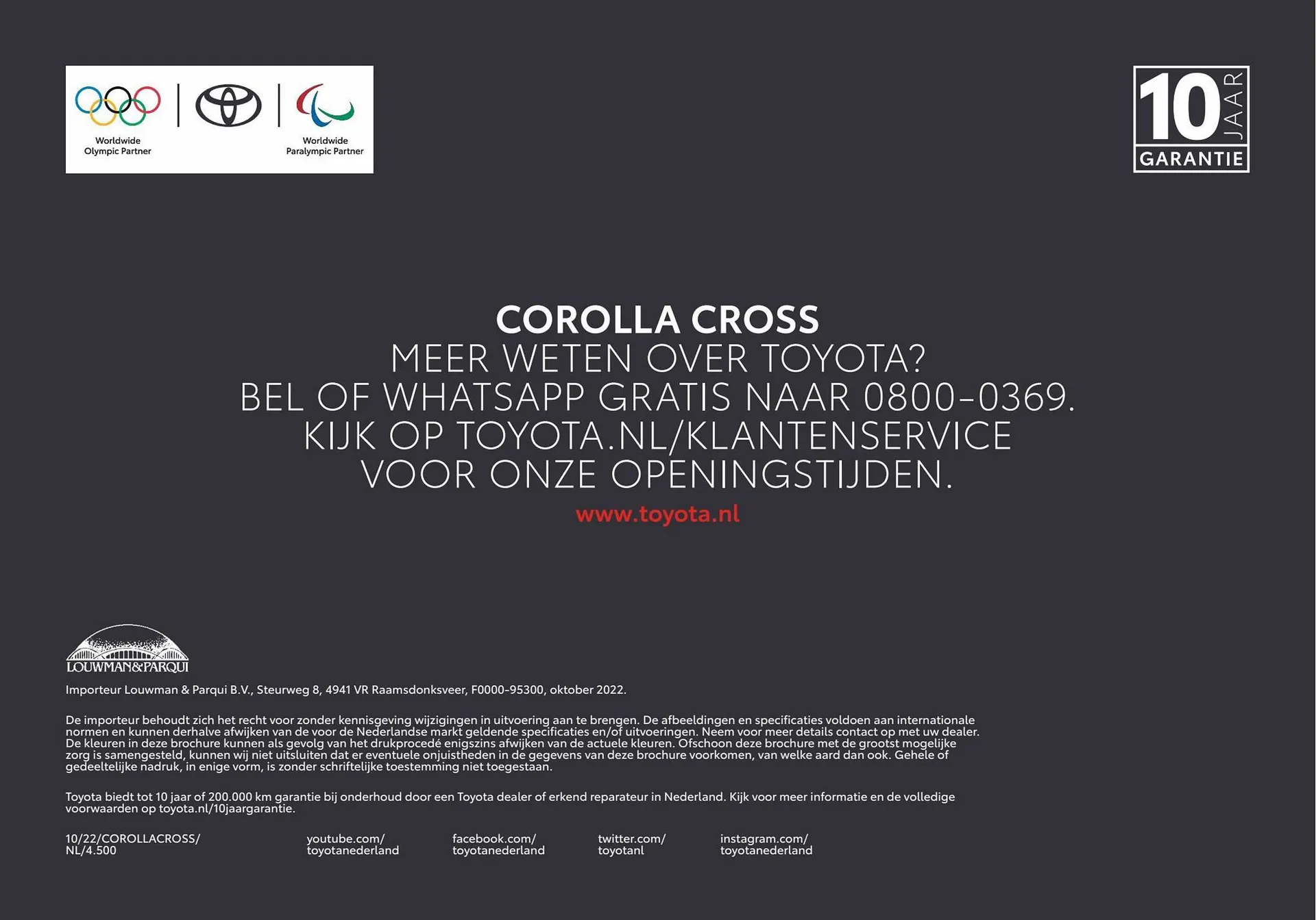 Toyota Corolla Cross folder van 8 januari tot 8 januari 2024 - Folder pagina 44
