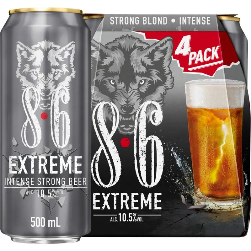 8.6 Extreme strong blond 4-pack