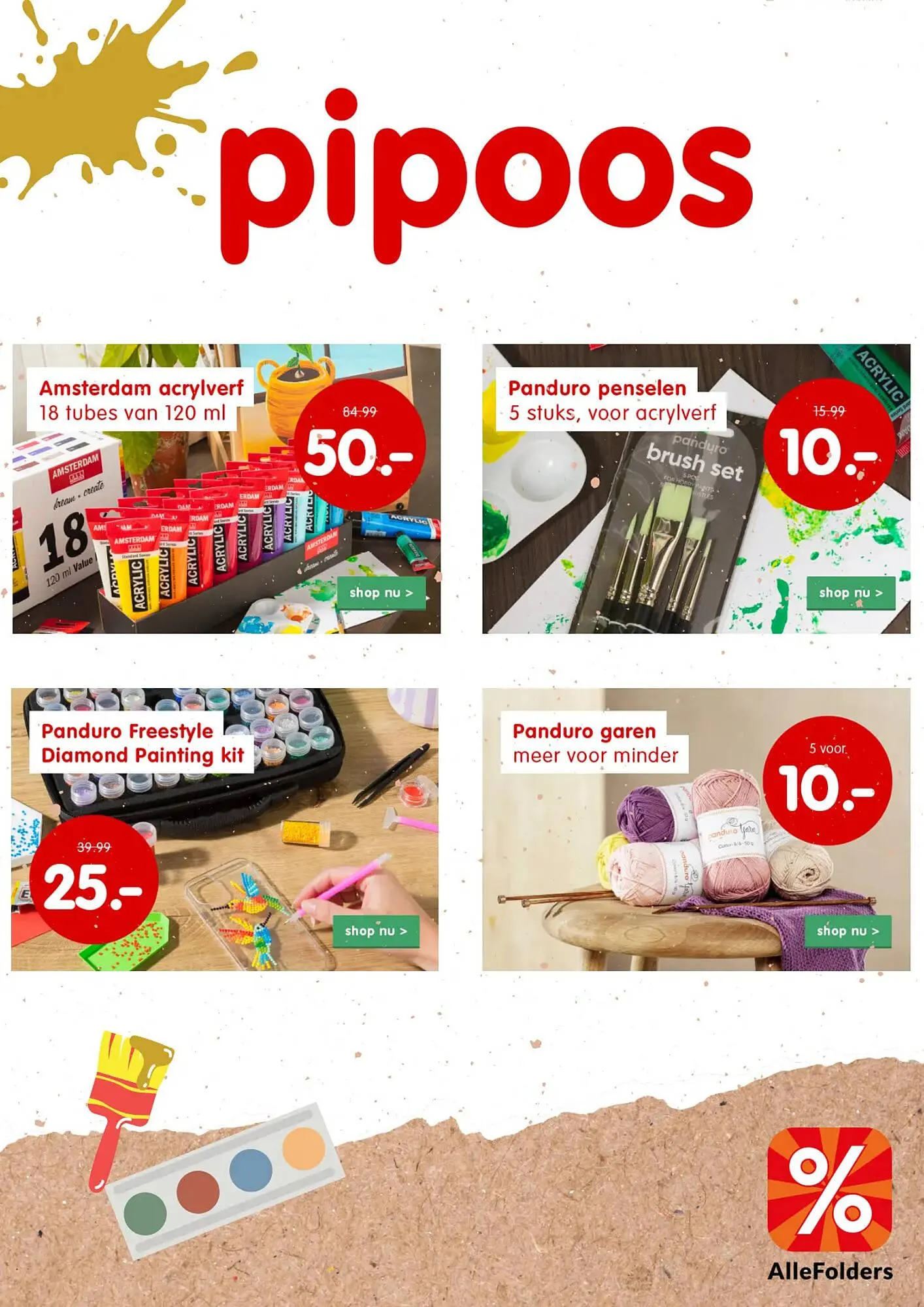 Pipoos folder van 16 september tot 28 september 2025 - Folder pagina 1