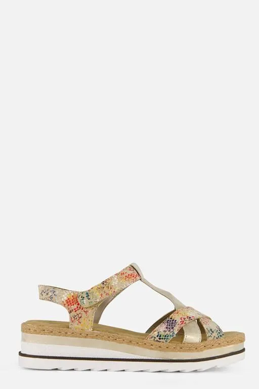 Sandalen beige Synthetisch