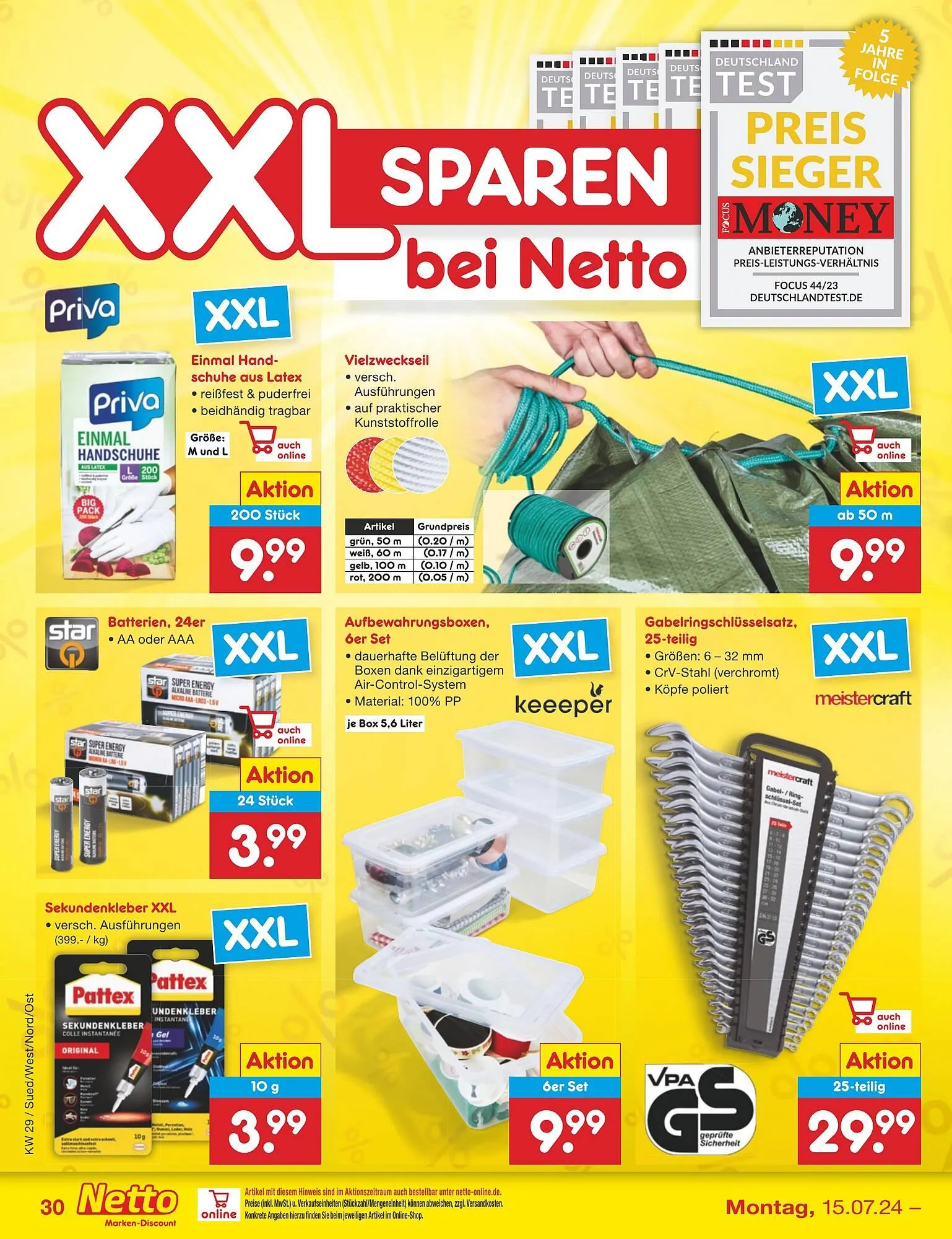 Netto Marken-Discount DE folder van 15 juli tot 20 juli 2024 - Folder pagina 34