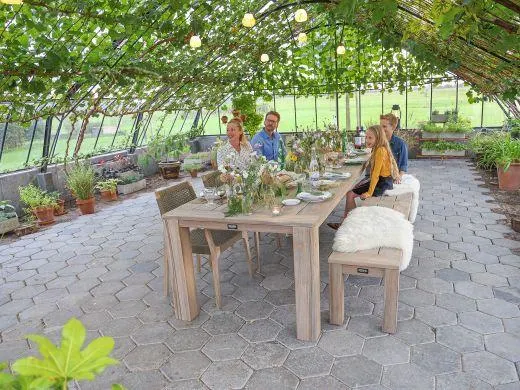 Intenso Mazzano/ROUGH-X 320cm lounge-dining tuinset 7-delig verstelbaar