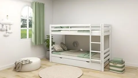 Stapelbed Demie met onderschuifbed