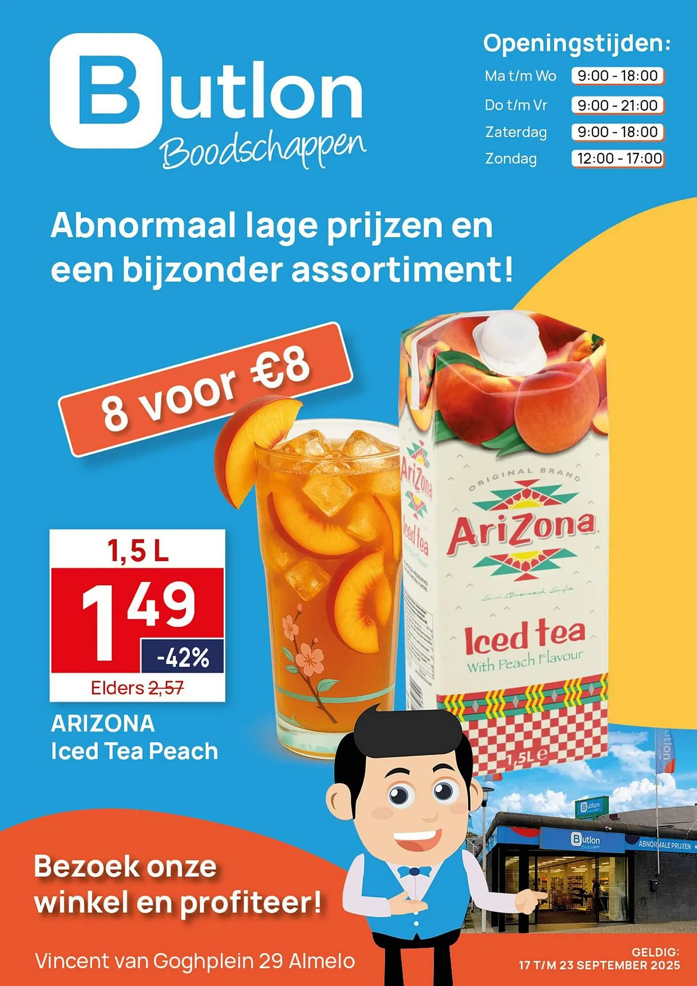 Butlon folder van 17 september tot 23 september 2025 - Folder pagina 1