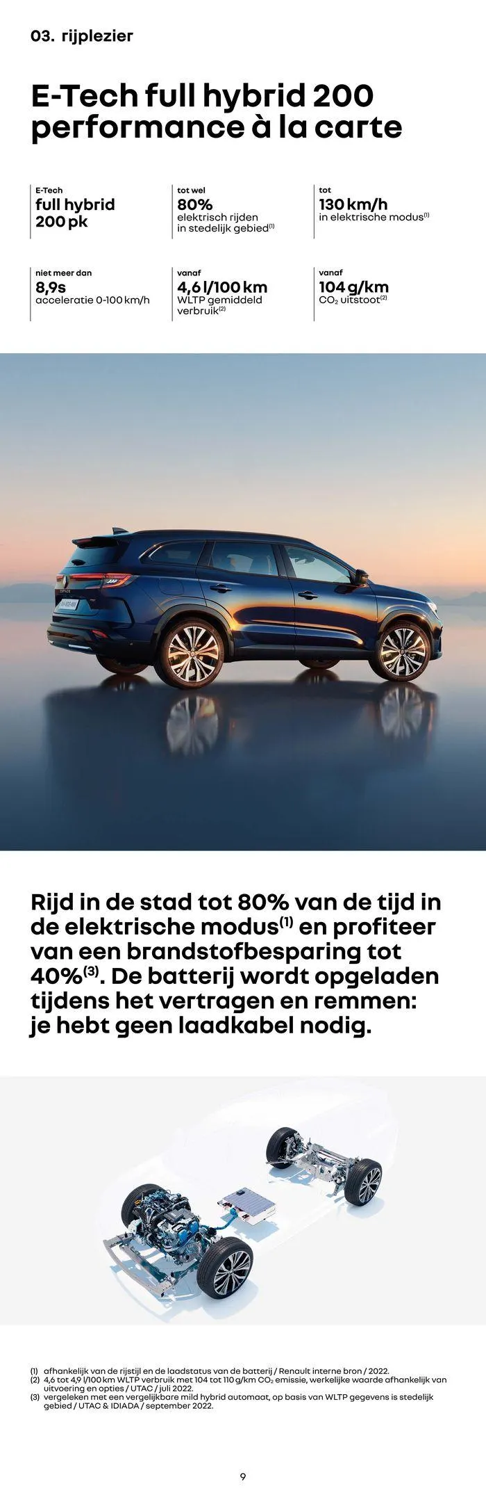 Renault Nieuwe Espace E-Tech Full Hybrid van 17 november tot 17 november 2024 - Folder pagina 9