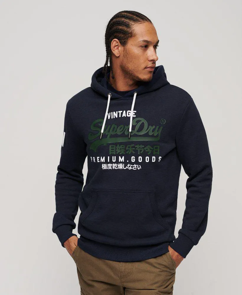 Vintage Logo hoodie van biologisch katoen