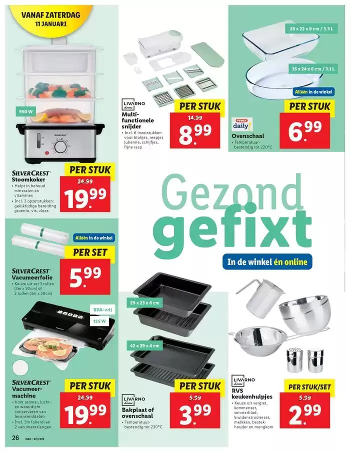 Aantrekkelijke speciale aanbiedingen voor iedereen van 2 januari tot 15 januari 2025 - Folder pagina 8