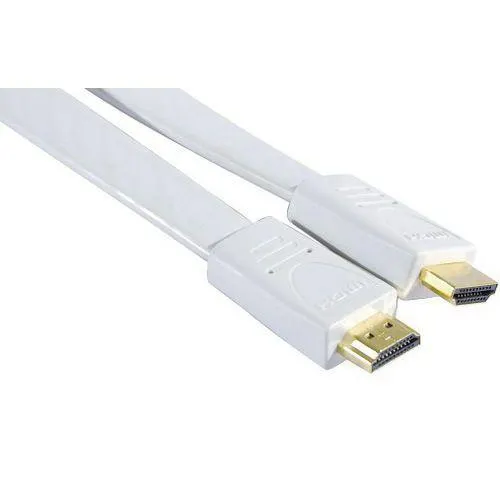 Kabel highspeed HDMI plat wit 5 M