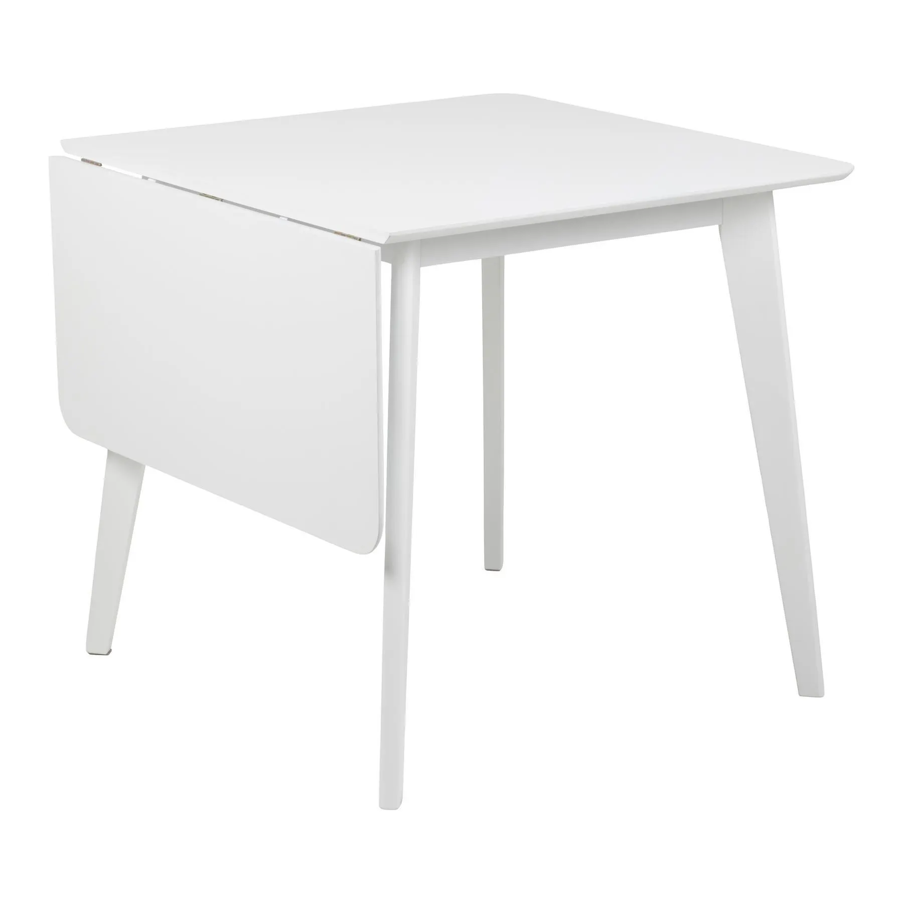 by fonQ basic Crow Eettafel Inklapbaar - 120 x 80 cm - Wit