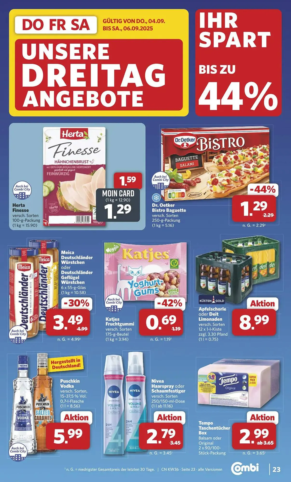 Combi Markt DE folder van 1 september tot 6 september 2025 - Folder pagina 33