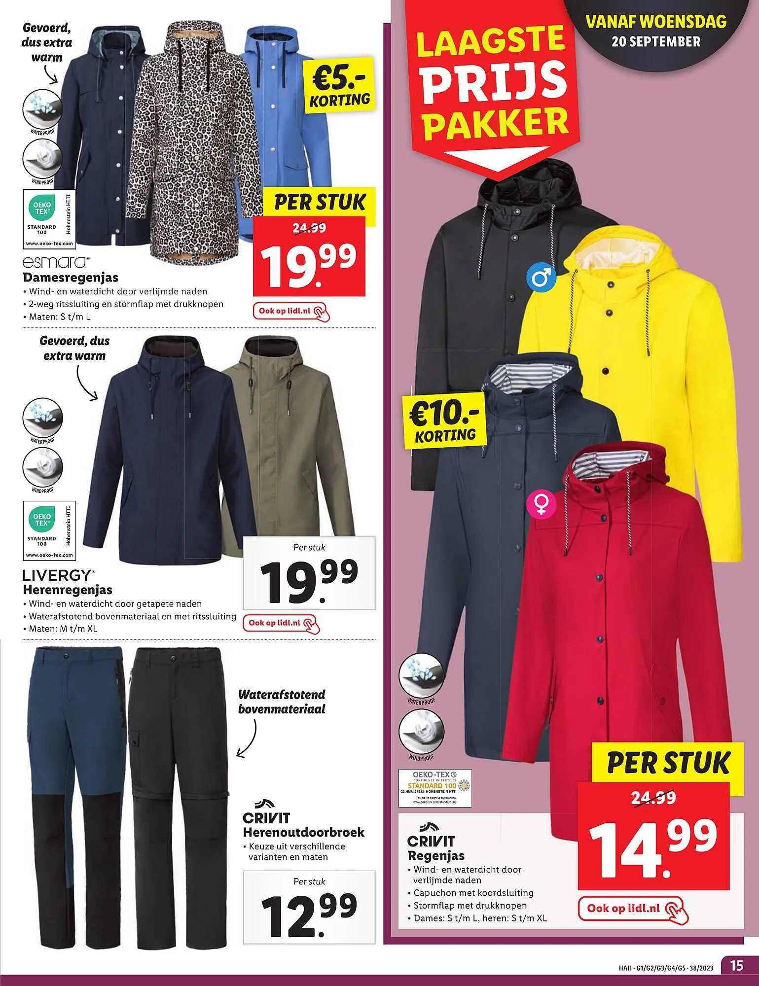 Lidl folder van 18 september tot 24 september 2023 - Folder pagina 15