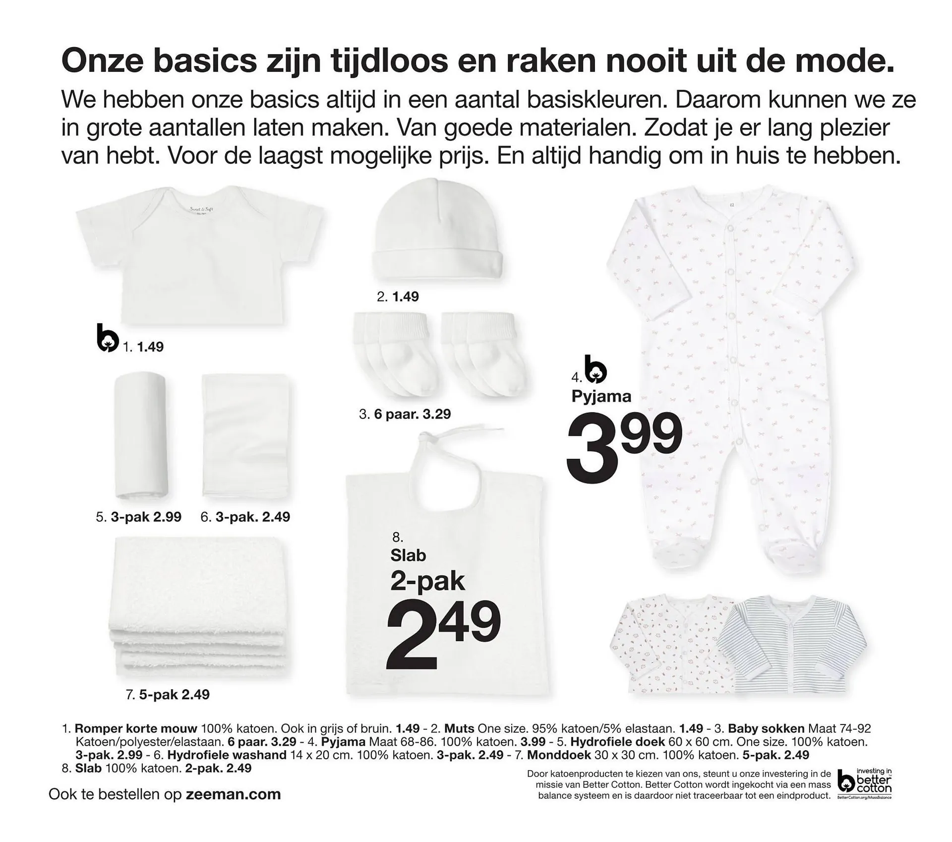 Zeeman baby folder van 29 juli tot 22 december 2024 - Folder pagina 20