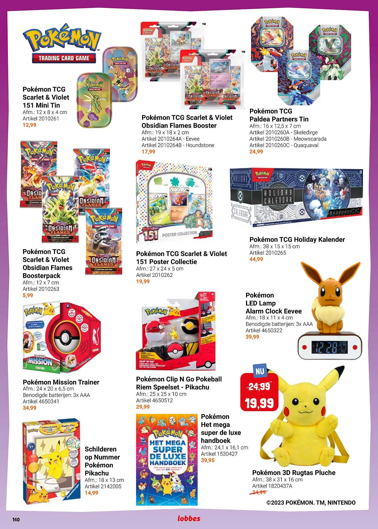 Lobbes folder van 17 september tot 31 december 2023 - Folder pagina 142