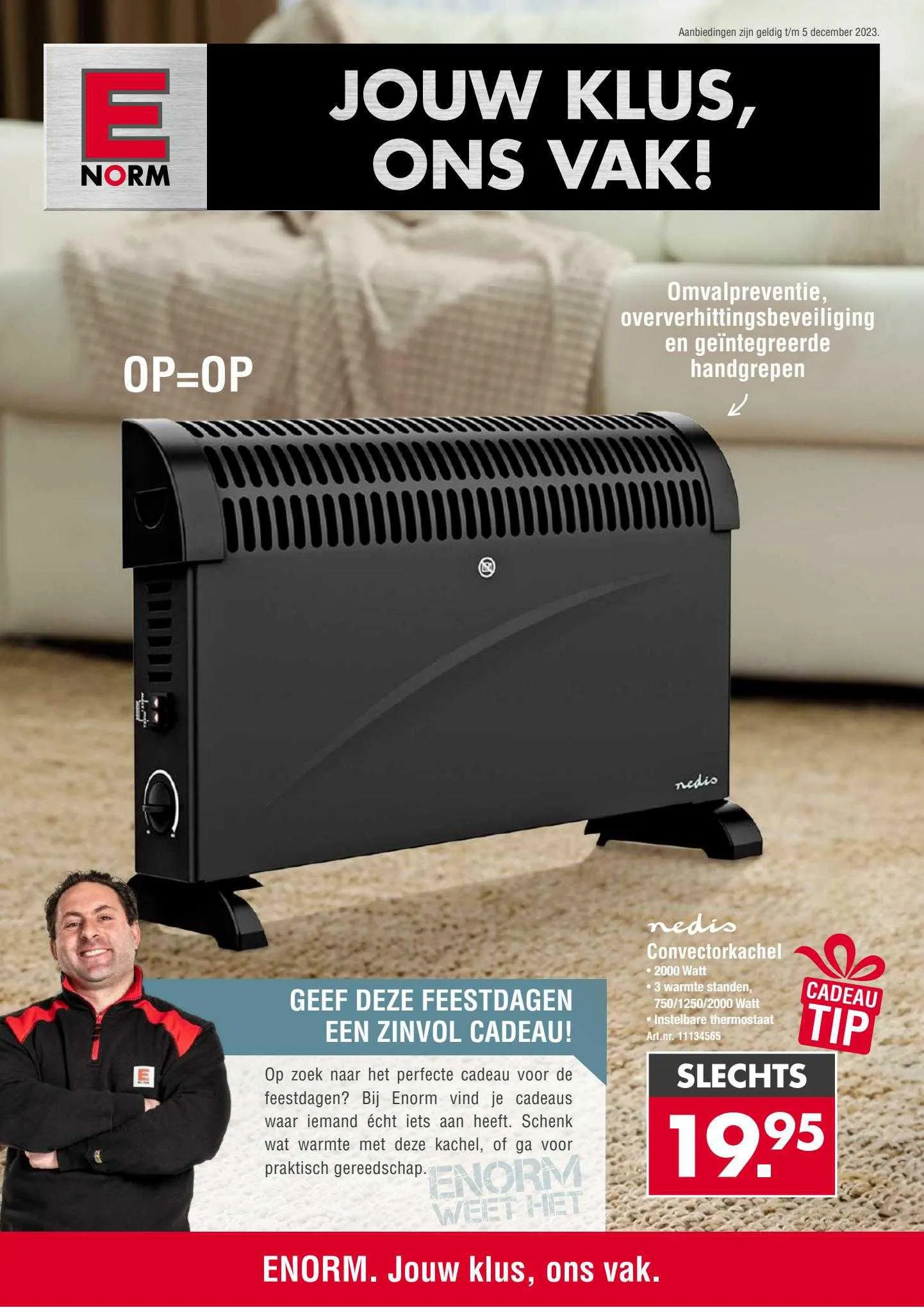 Enorm Folder van 13 november tot 5 december 2023 - Folder pagina 1