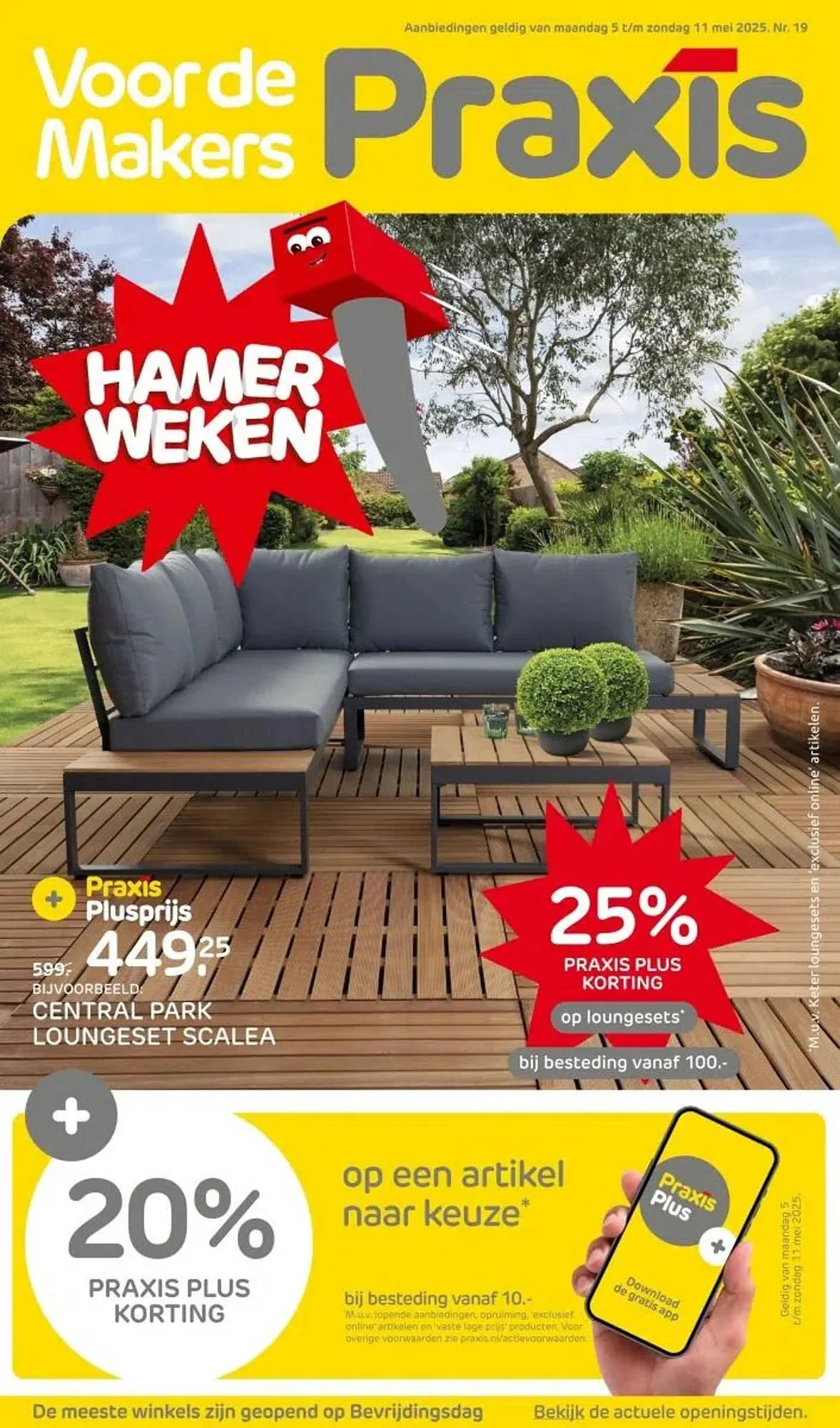 Praxis folder van 5 mei tot 11 mei 2025 - Folder pagina 1