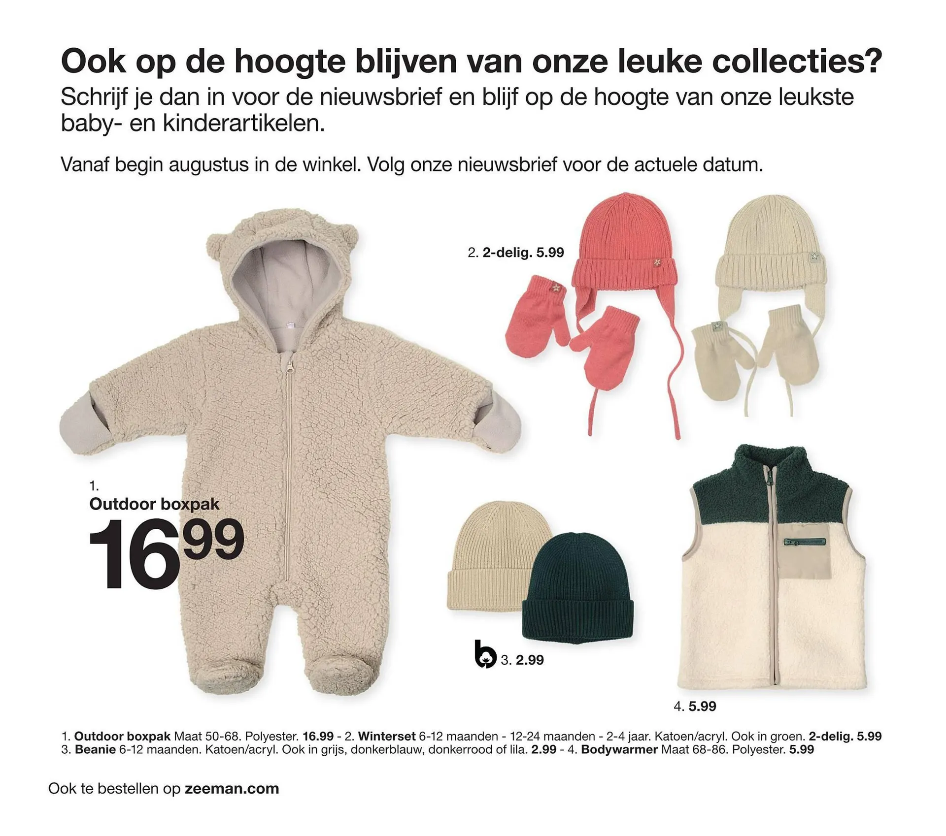 Zeeman baby folder van 29 juli tot 22 december 2024 - Folder pagina 16