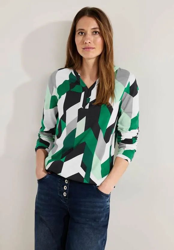 Shirt met lange mouwen en grafische print